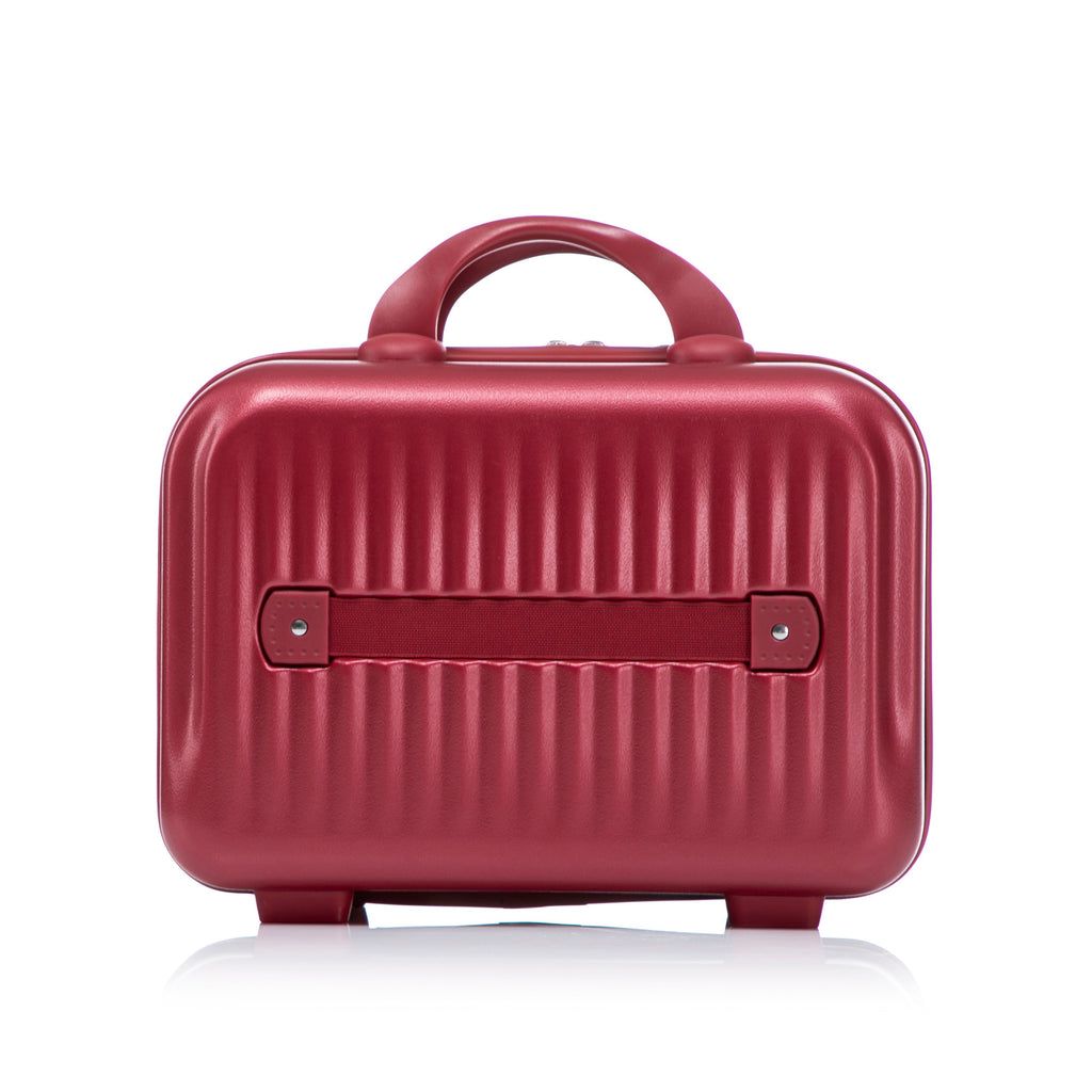 ABS Spinner Wheel Luggage Set with Combination Lock - Red