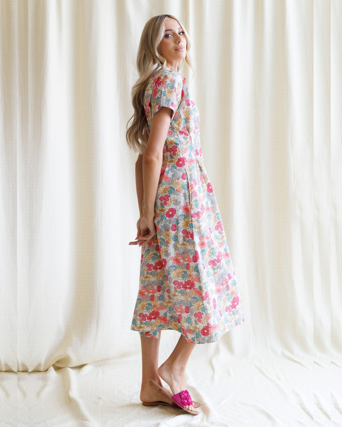 Pleated Shirtdress - Final Sale