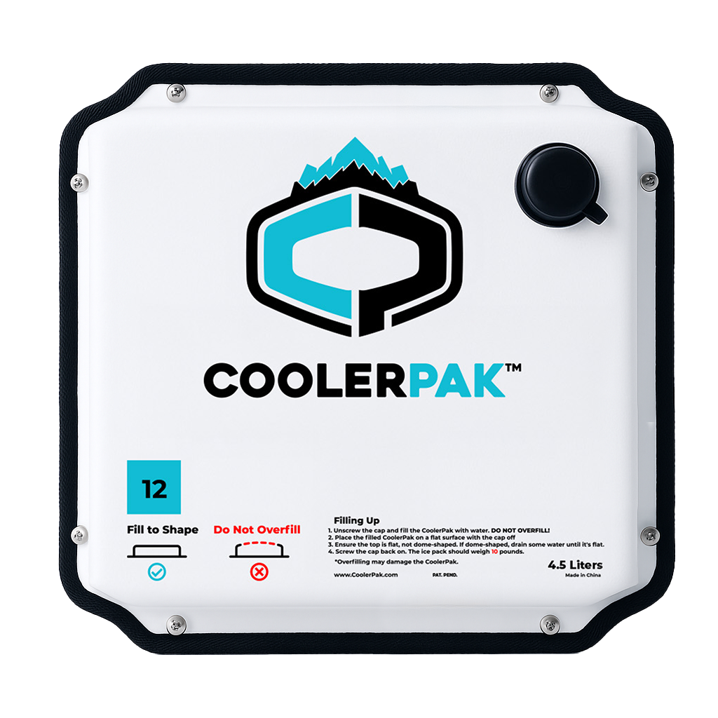 CoolerPak 12lb Ice Block Pack - Reusable Ice Pack for Coolers