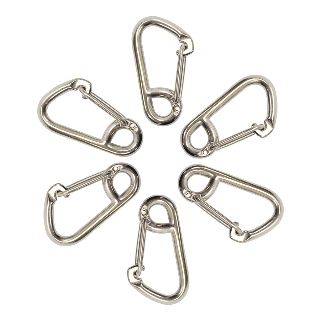 Scuba Choice Boat Marine Clip Stainless Steel Safety Spring Hook Carabiner, 3"