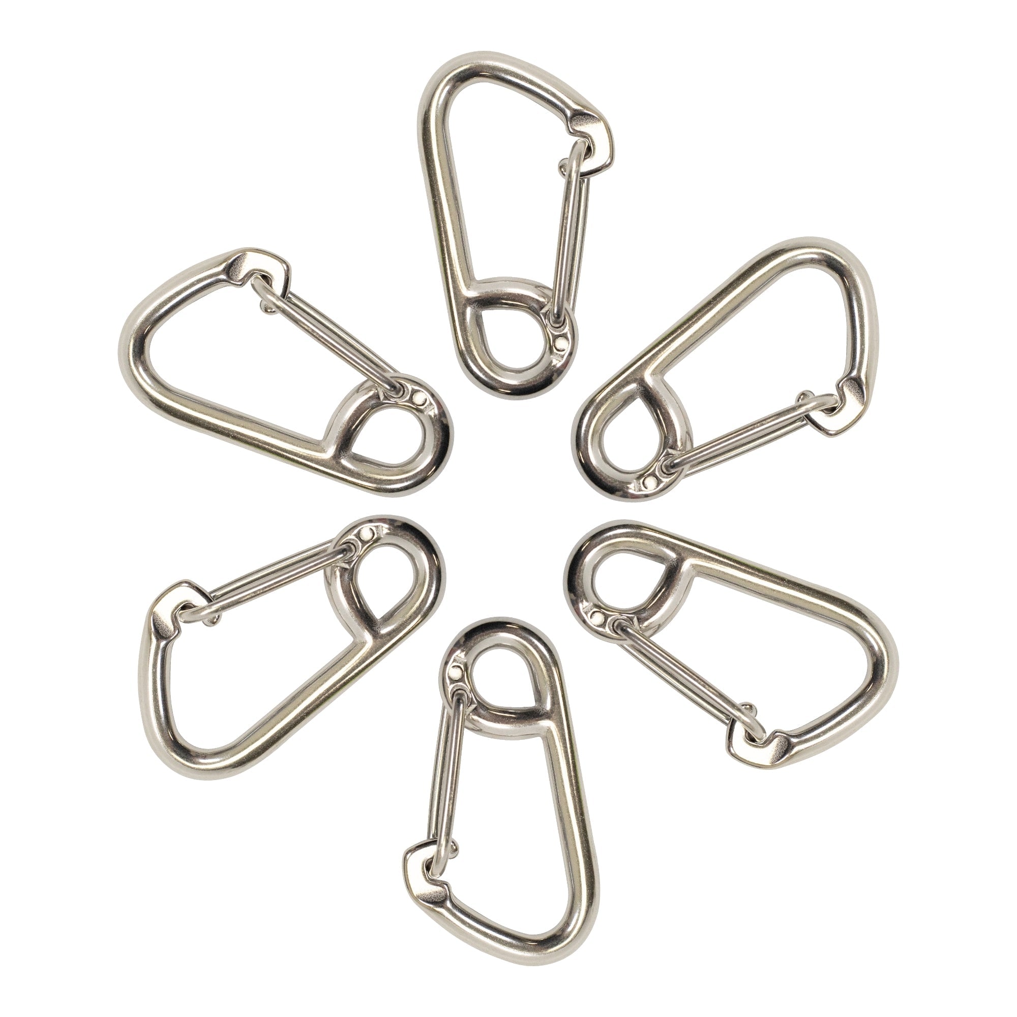 Scuba Choice Boat Marine Clip Stainless Steel Safety Spring Hook Carabiner, 4"
