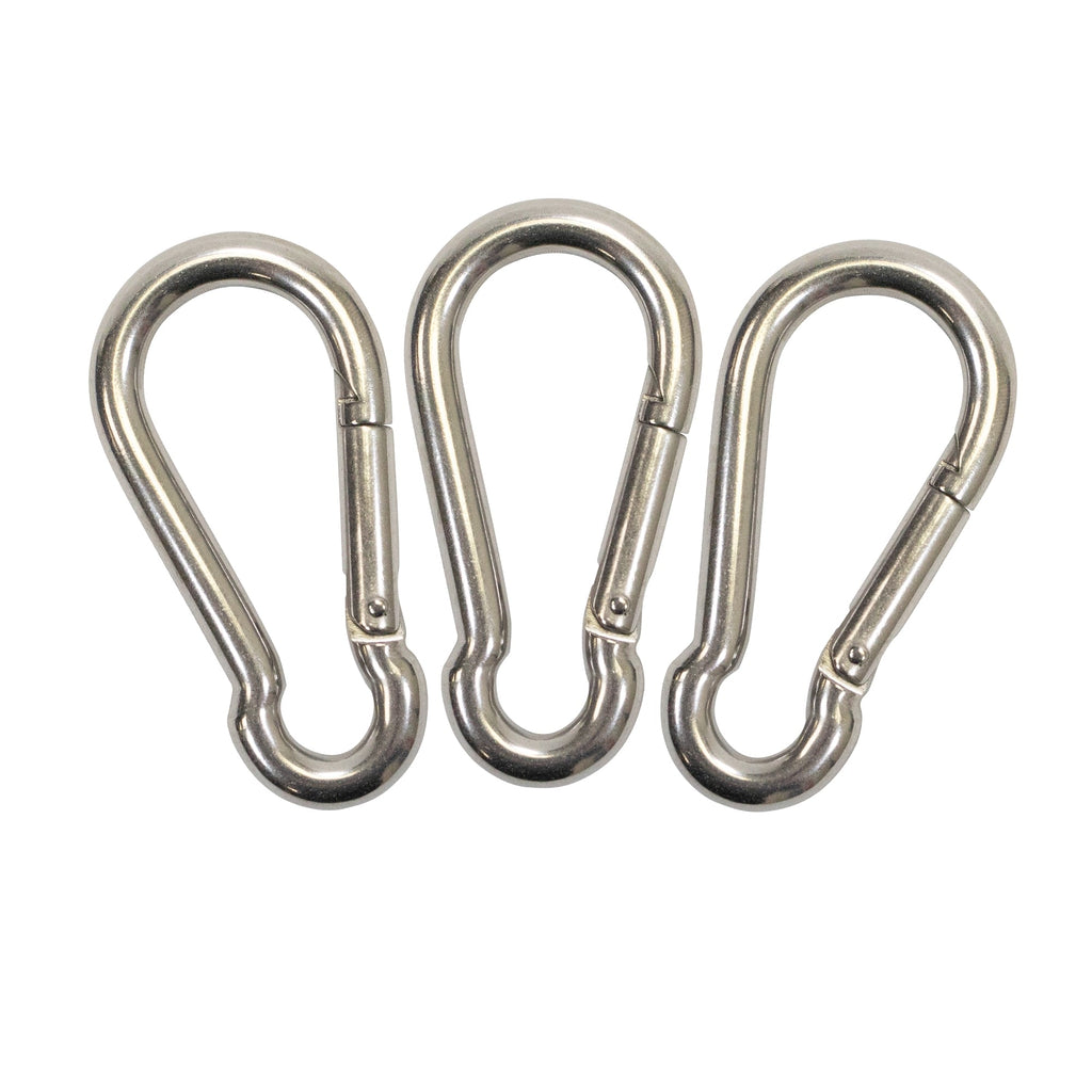 Scuba Boat Marine Clip Stainless Steel Safety Spring Hook Carabiner, 2-3/8inch
