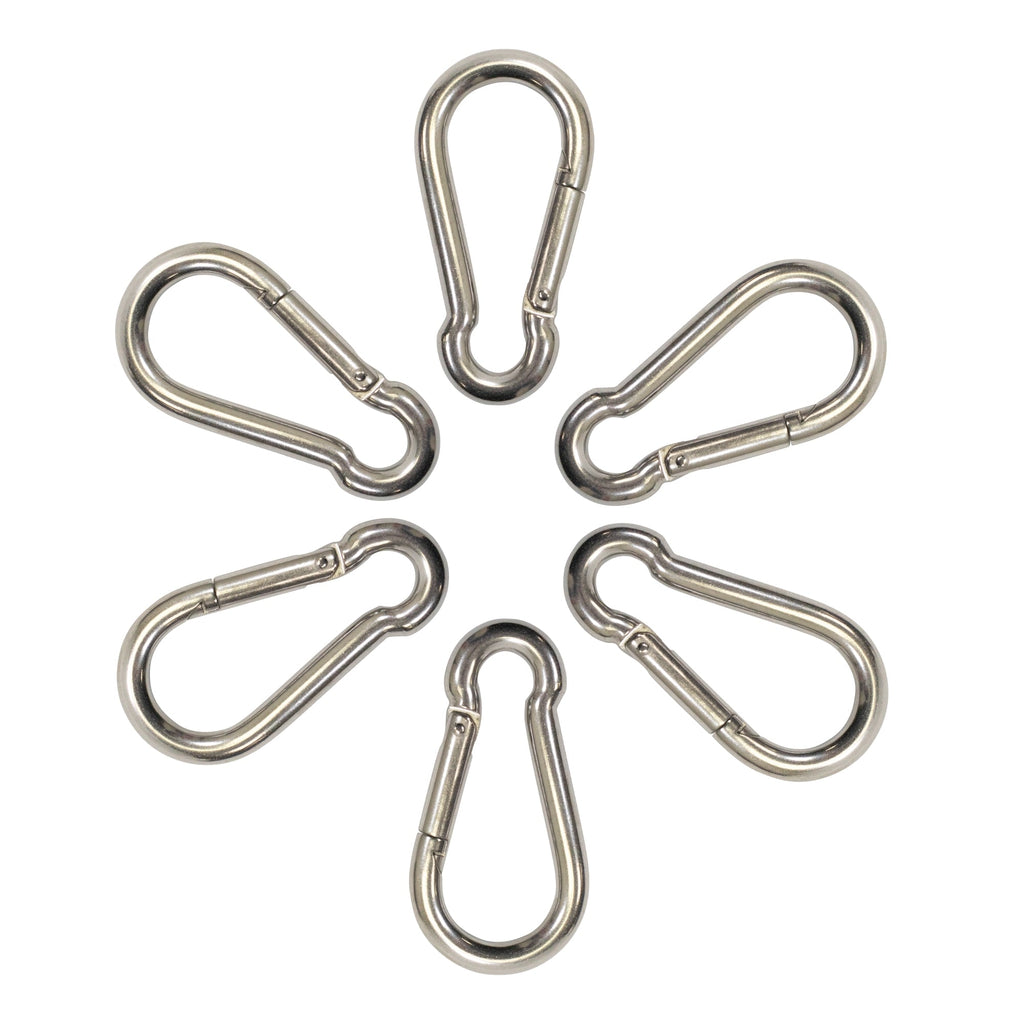 Scuba Boat Marine Clip Stainless Steel Safety Spring Hook Carabiner, 2-3/8inch