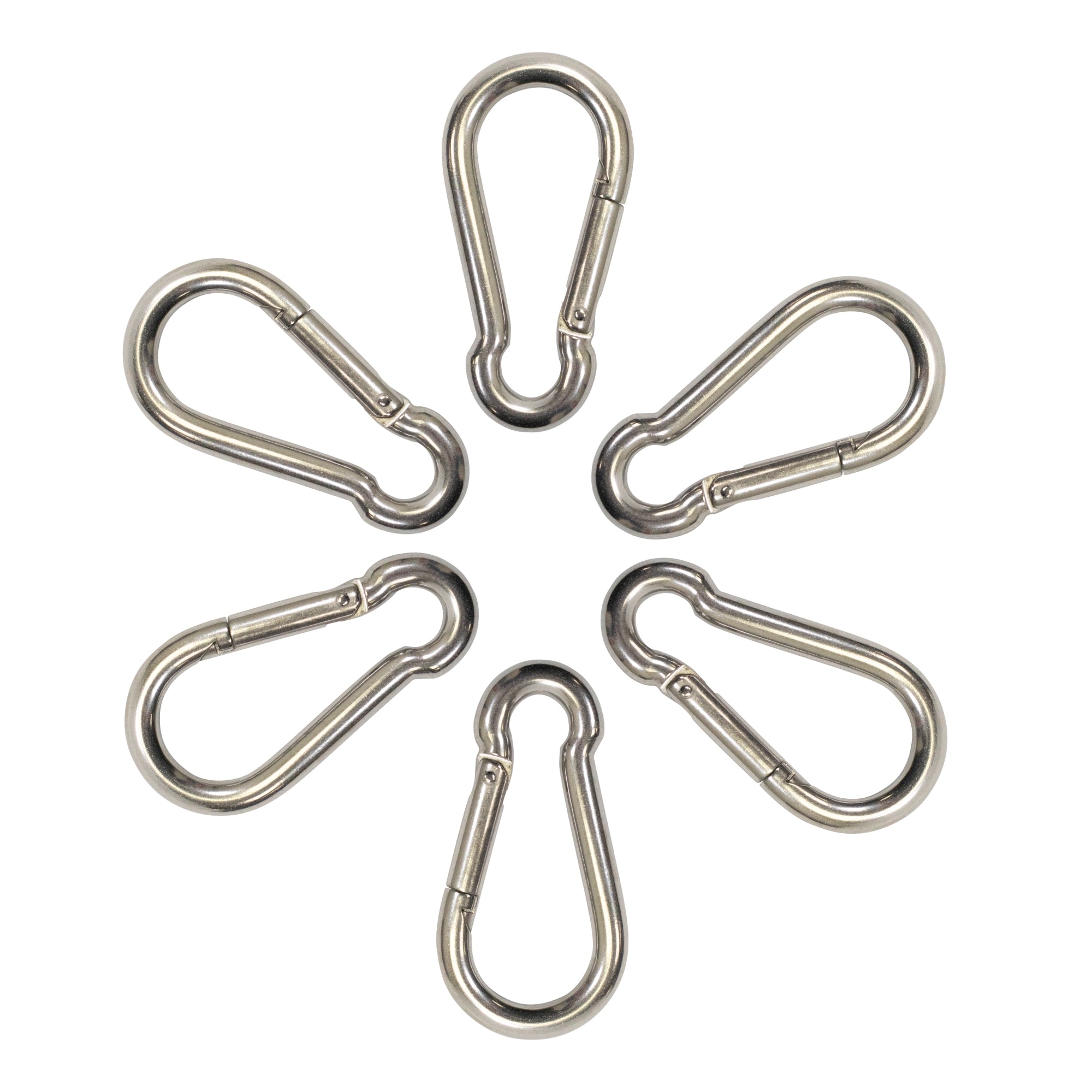 Scuba Boat Marine Clip Stainless Steel Safety Spring Hook Carabiner, 2-3/8inch