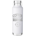 Coffee Tastes Better When I'm Hunting 24 oz Water Bottle | White