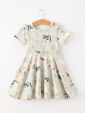 Farm Animal Birthday Twirl Girls Dress
