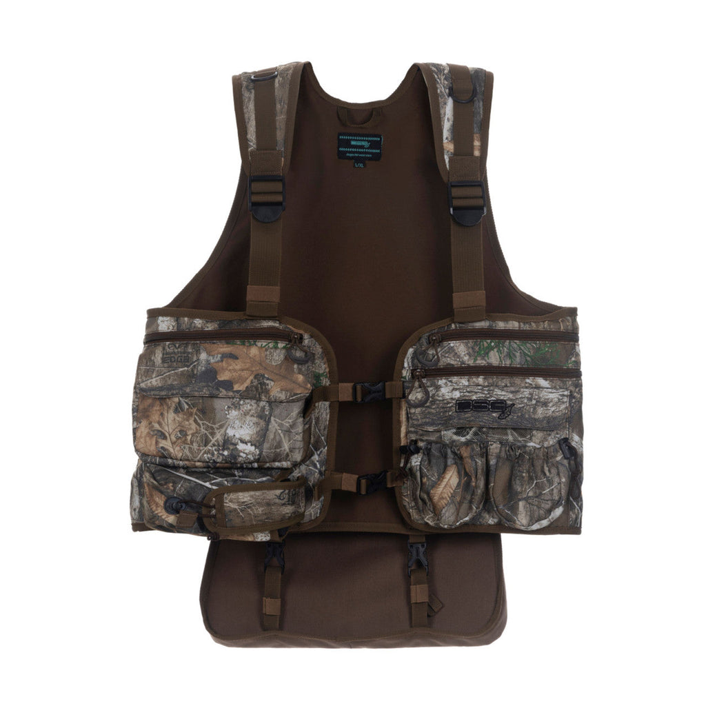 Turkey Hunting Vest Realtree Edge with Padded Seat