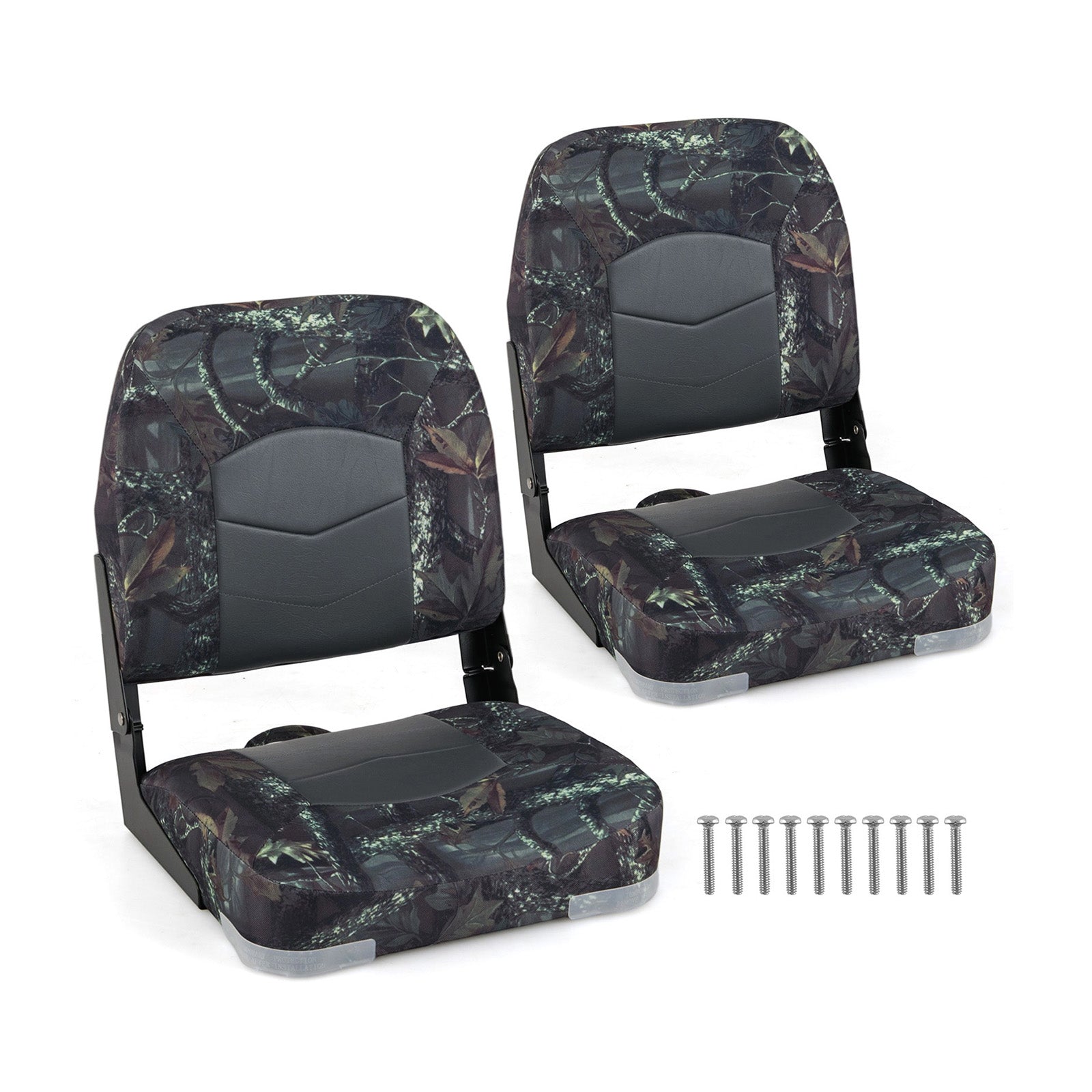 2-Pack Boat Seats with Thick Sponge Padding