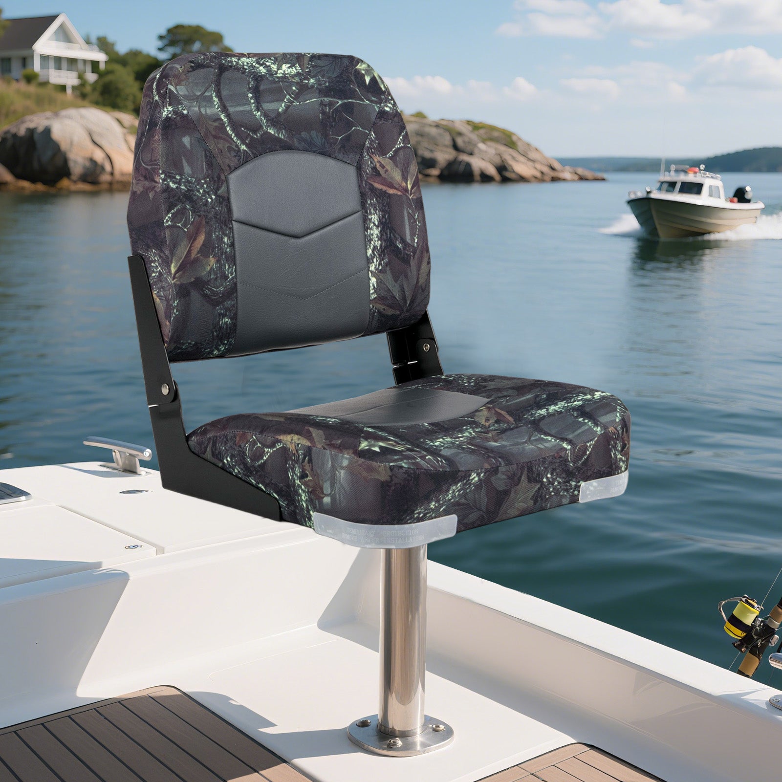 2-Pack Boat Seats with Thick Sponge Padding
