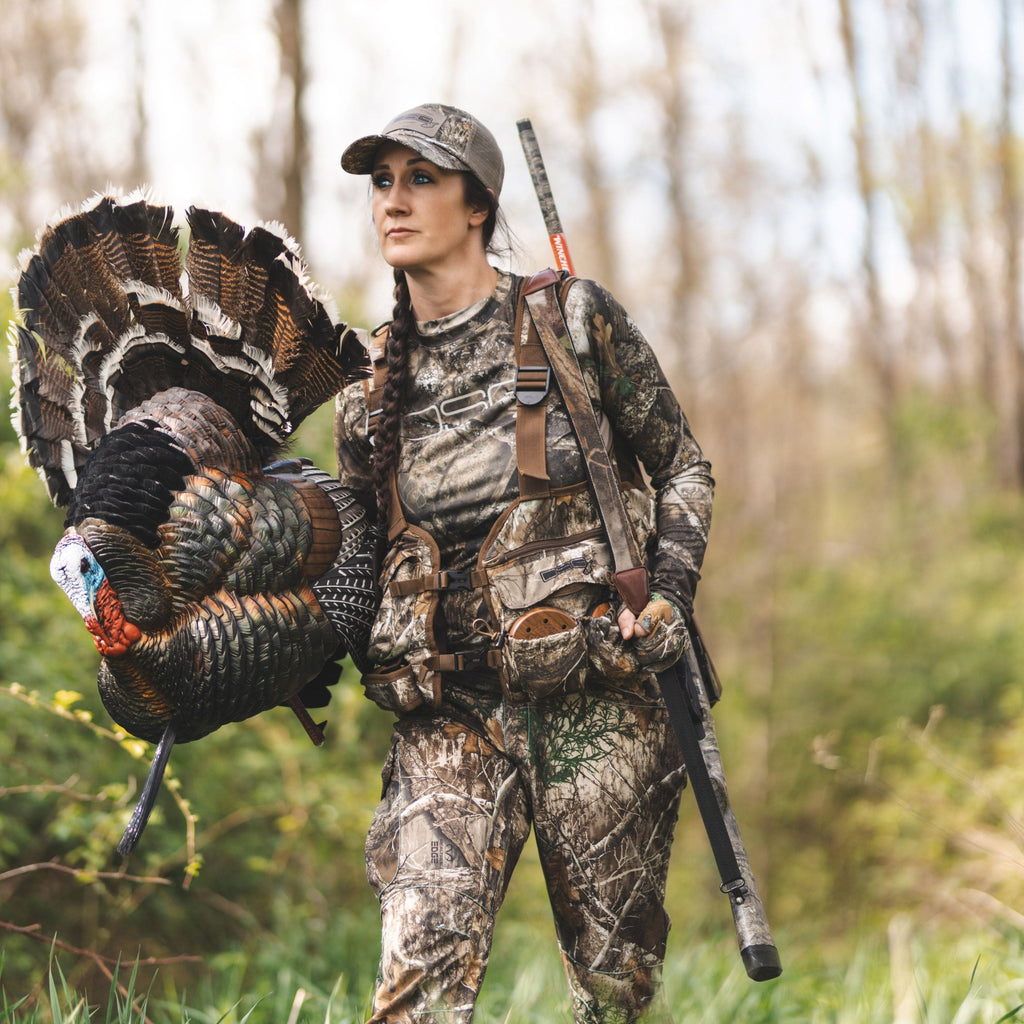 Turkey Hunting Vest Realtree Edge with Padded Seat