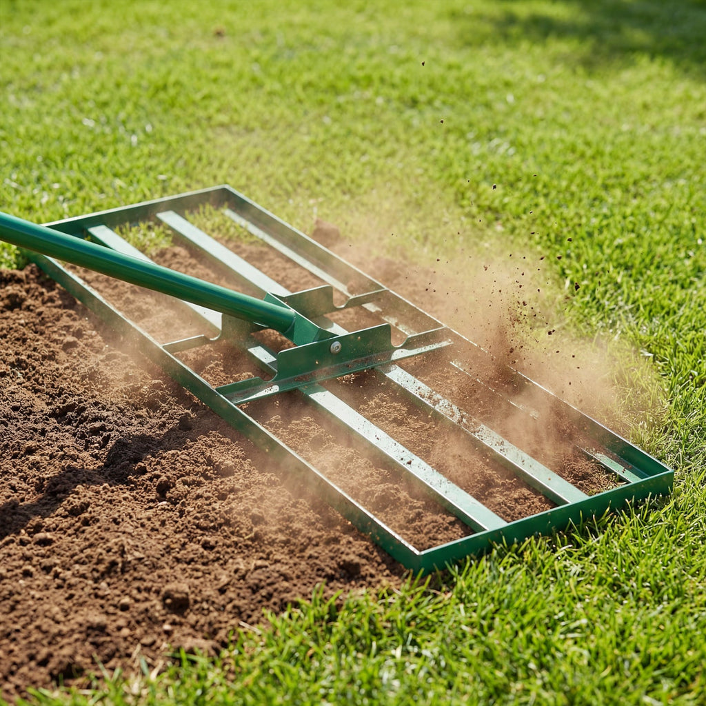 30 x 10 Inch Heavy Duty Lawn Level Tool with 69 Inch Handle