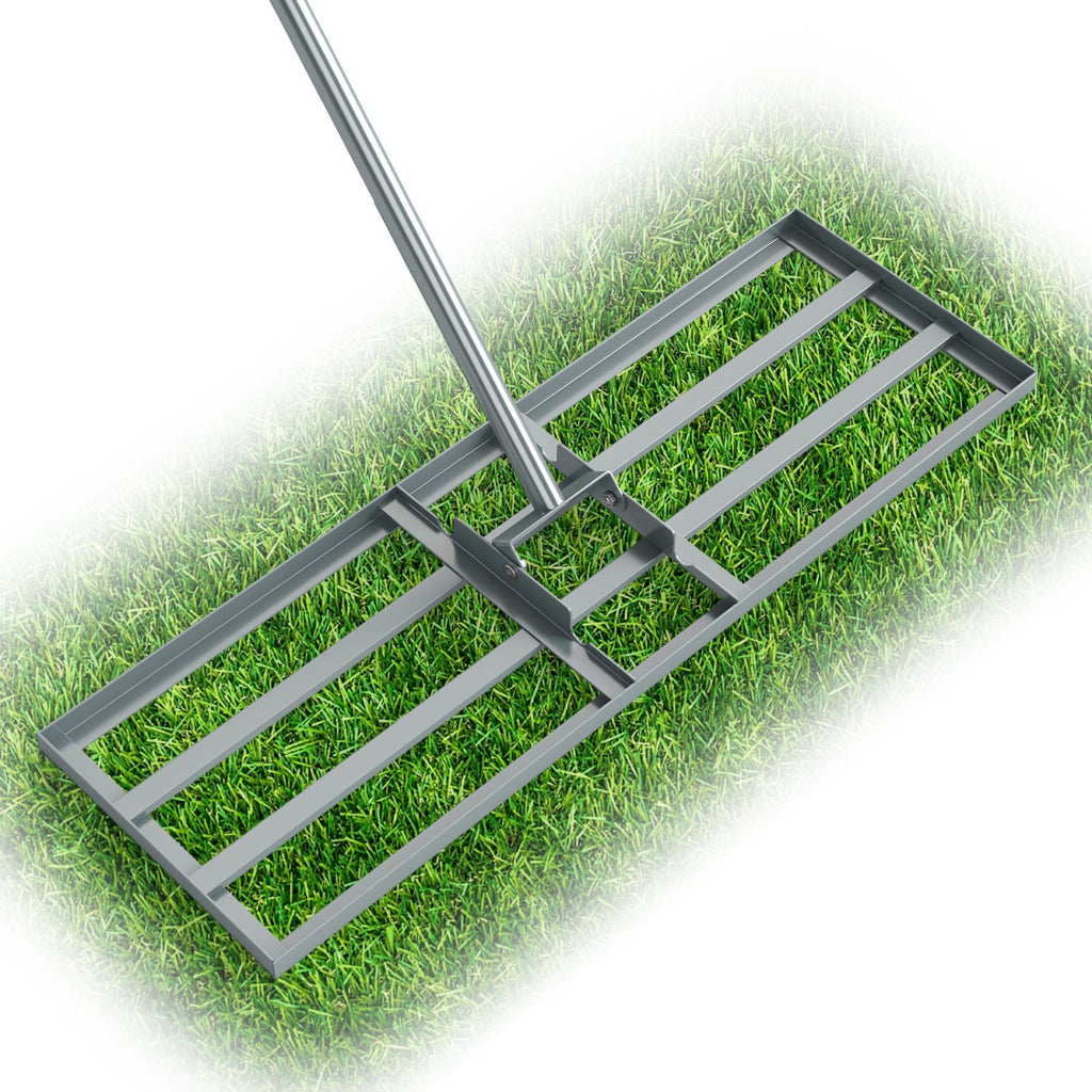 30 x 10 Inch Heavy Duty Lawn Level Tool with 69 Inch Handle