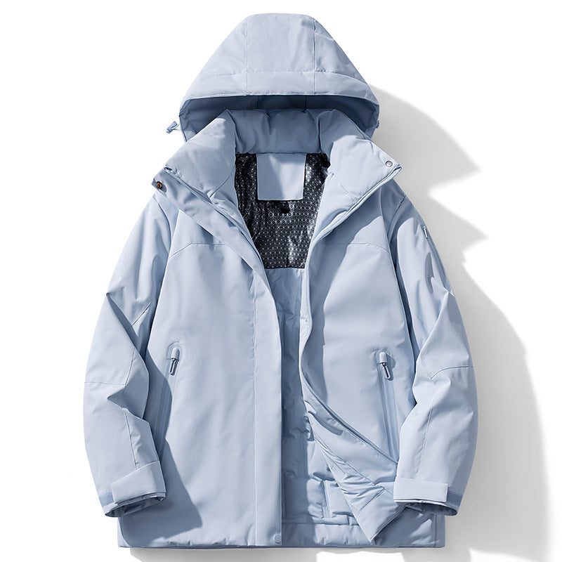 Winter Cotton-padded Coat Shell Jacket Fleece-lined Cold-resistant Windproof Waterproof Antifouling Outdoor