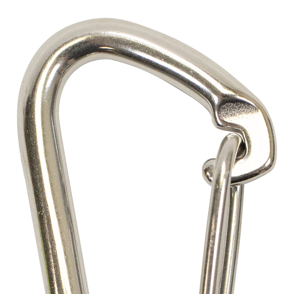 Scuba Choice Boat Marine Clip Stainless Steel Safety Spring Hook Carabiner, 4"
