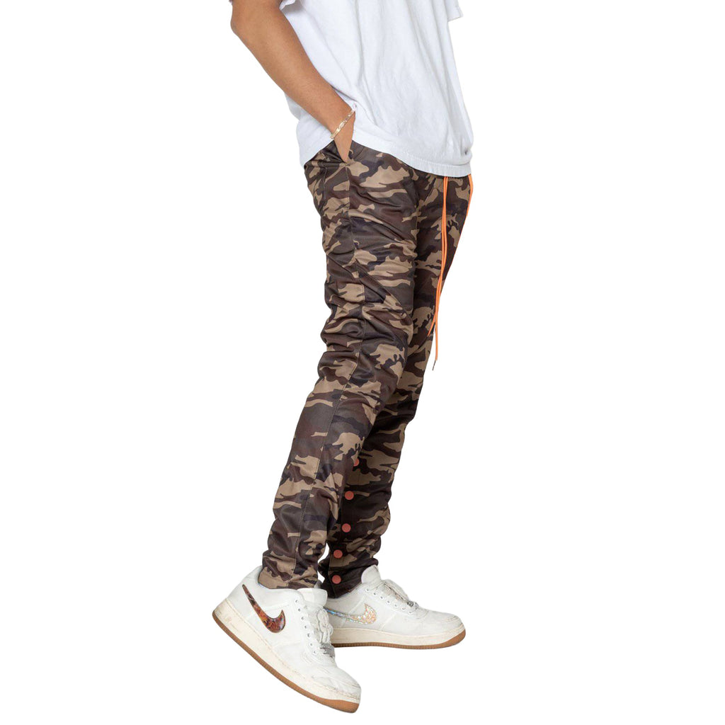 Men's Snap Track Pants in Camo - Blank State