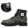 Personalized Camo Design Boots, Custom Veteran Durable Boots, Stylish Unisex Boots