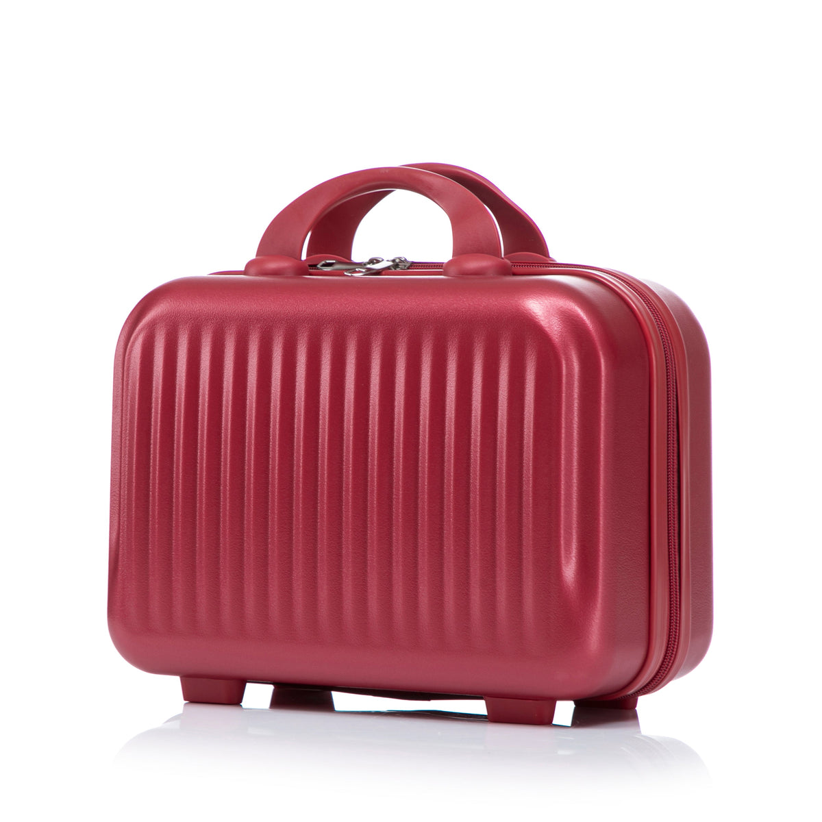 ABS Spinner Wheel Luggage Set with Combination Lock - Red