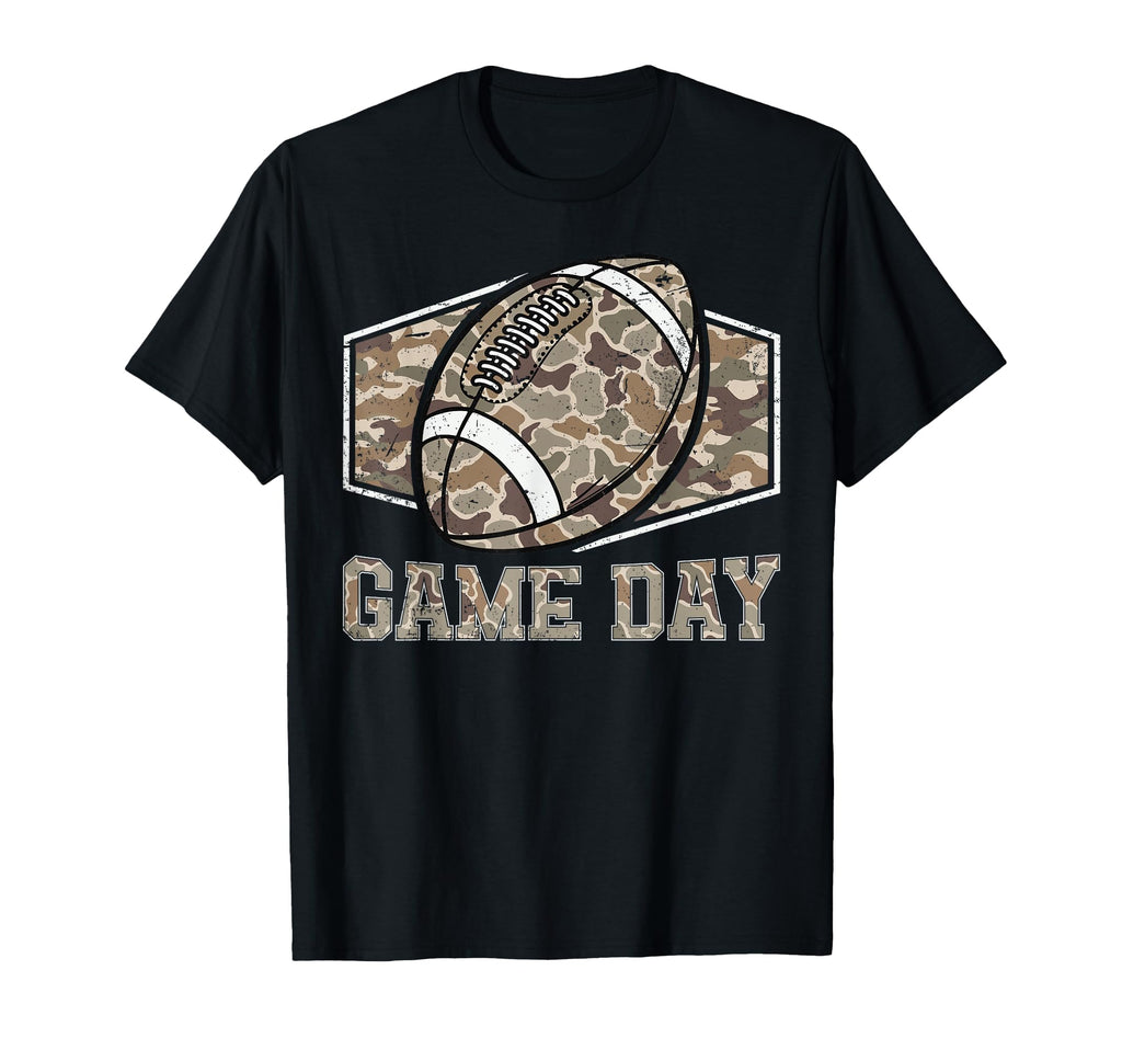 Game Day Camouflage Old Camo T-Shirt - Fun Novelty Design for Adults