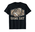 Game Day Camouflage Old Camo T-Shirt - Fun Novelty Design for Adults