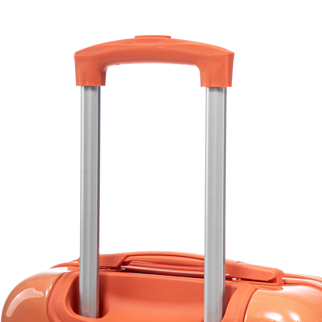 2 Pc PC Spinner Wheel Luggage Set with Lock - Gradient Blue Red