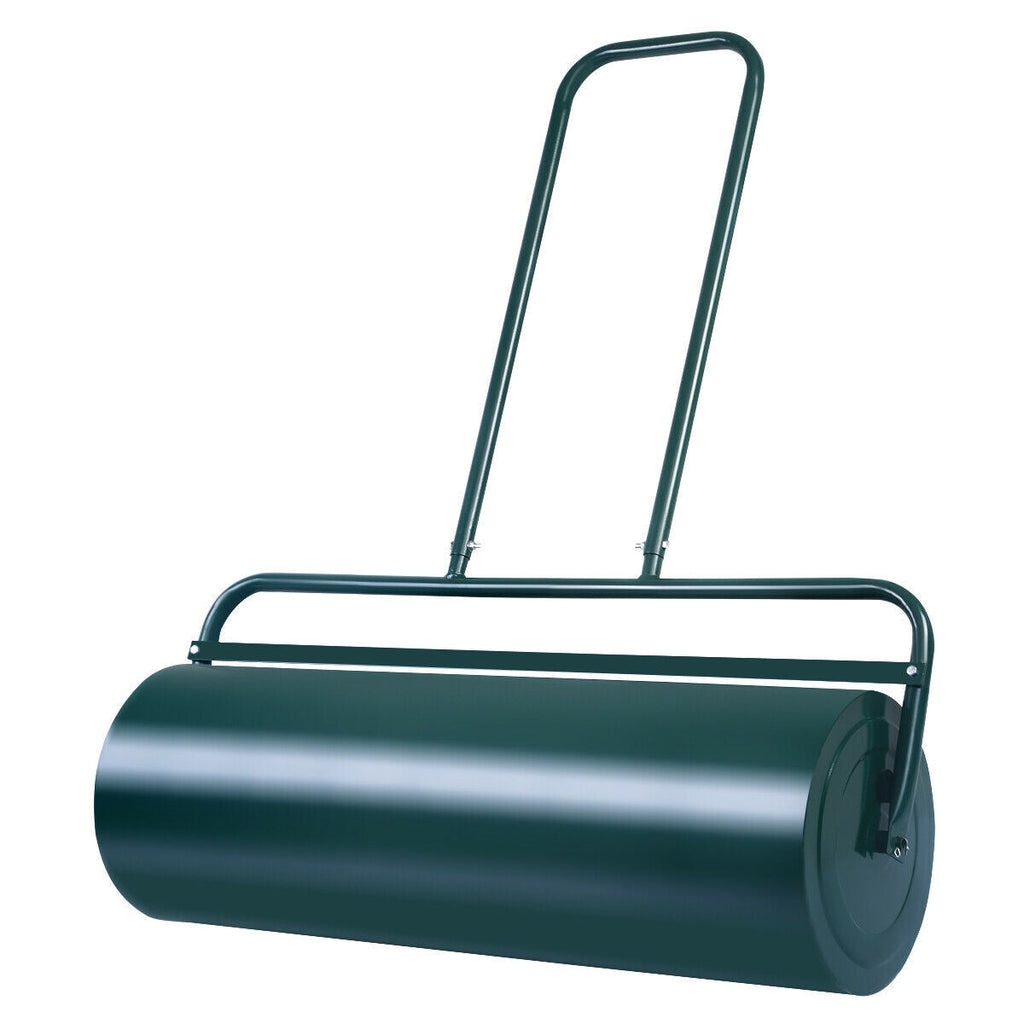 24 x 13 Inch Tow Lawn Roller Water Filled Metal Push Roller