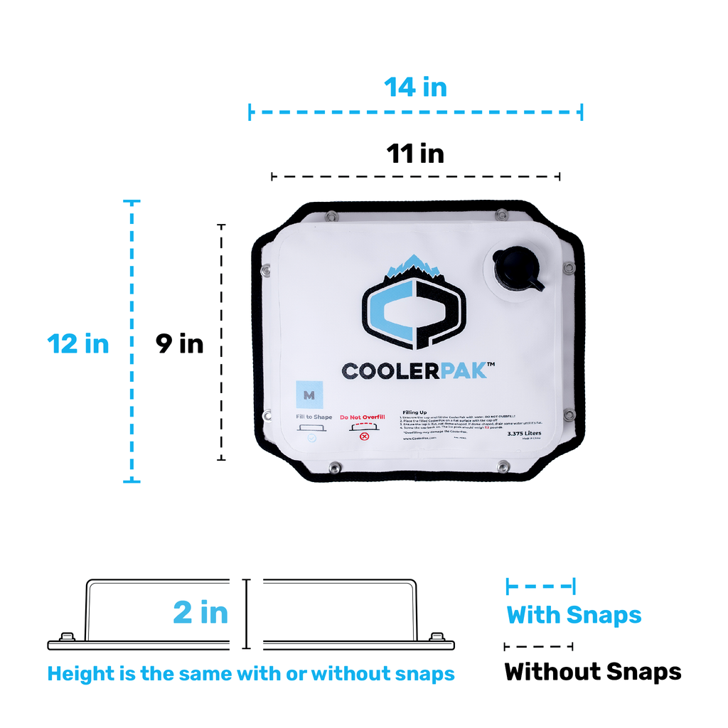 CoolerPak 8lb Ice Block Pack - Reusable Ice Pack for Coolers
