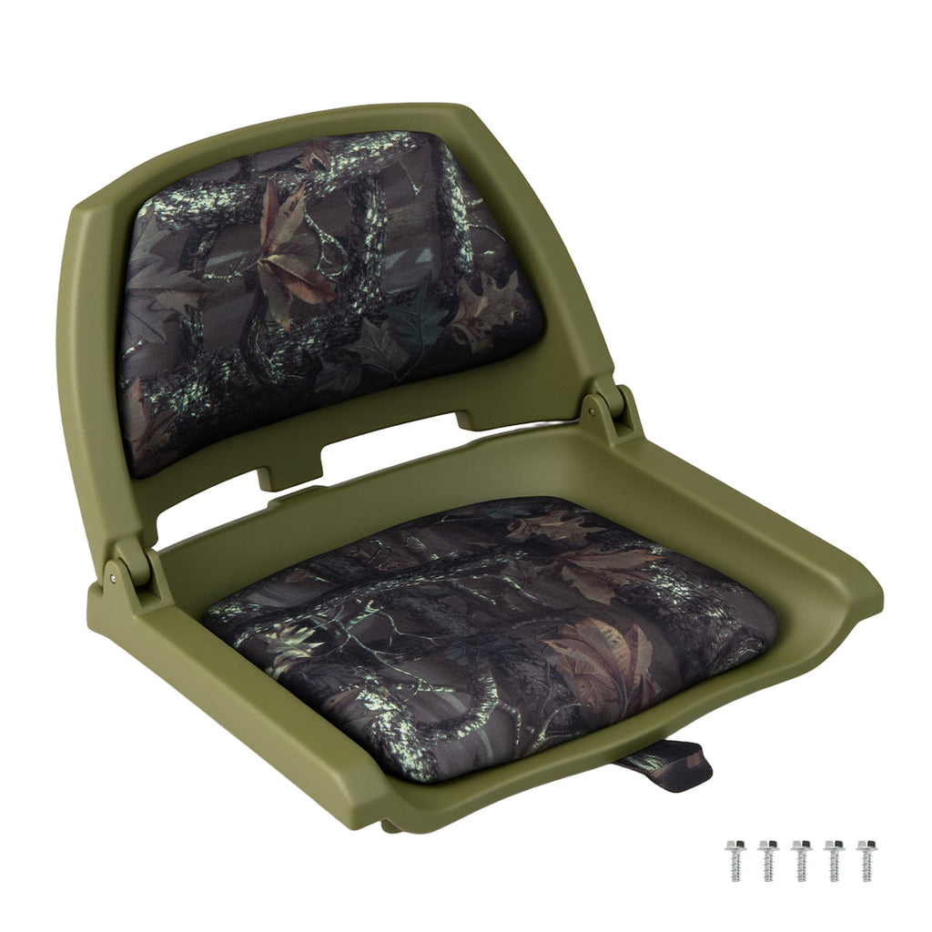 Boat Seat Folding Low Back Boat Chair with Marine-Grade PVC