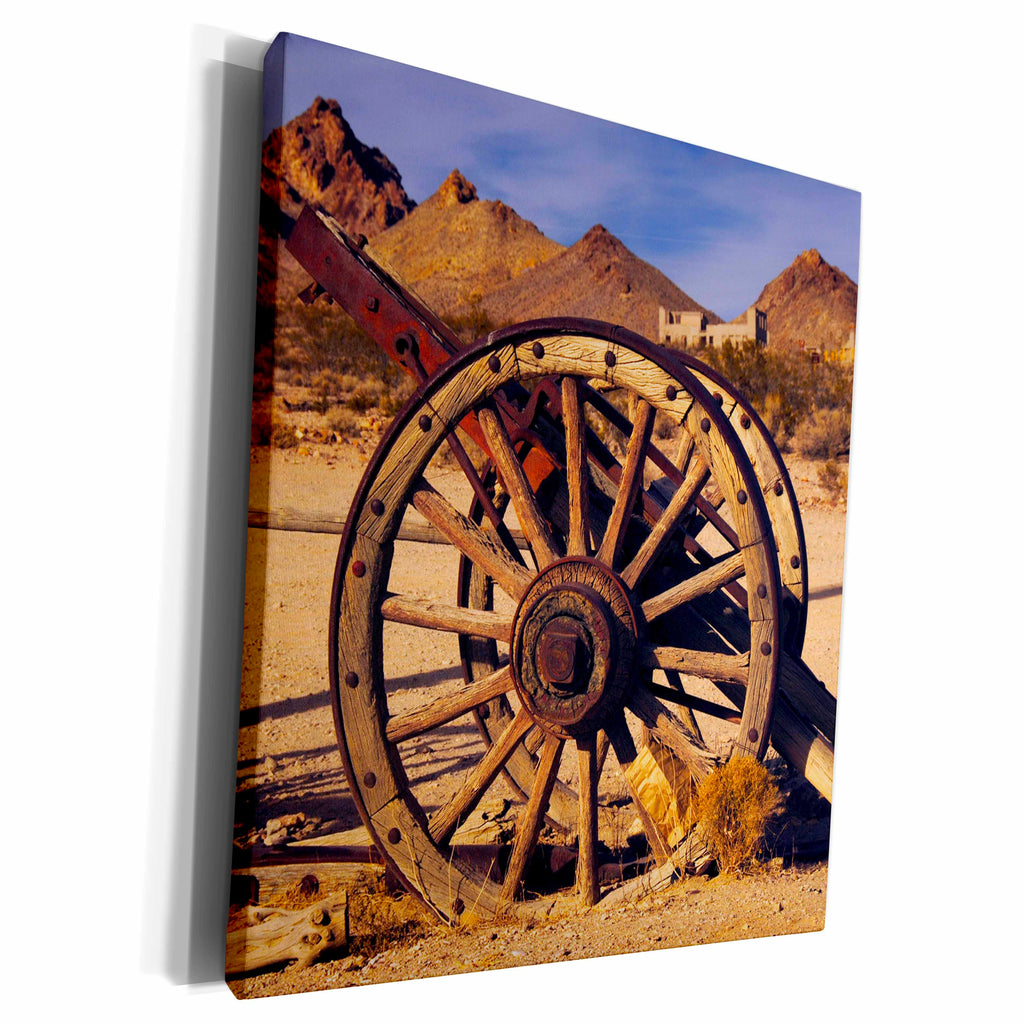 3dRose Old Farm Equipment, Rhyolite, Nevada, USA - US29... - Museum Grade Canvas Wrap (cw_145106)
