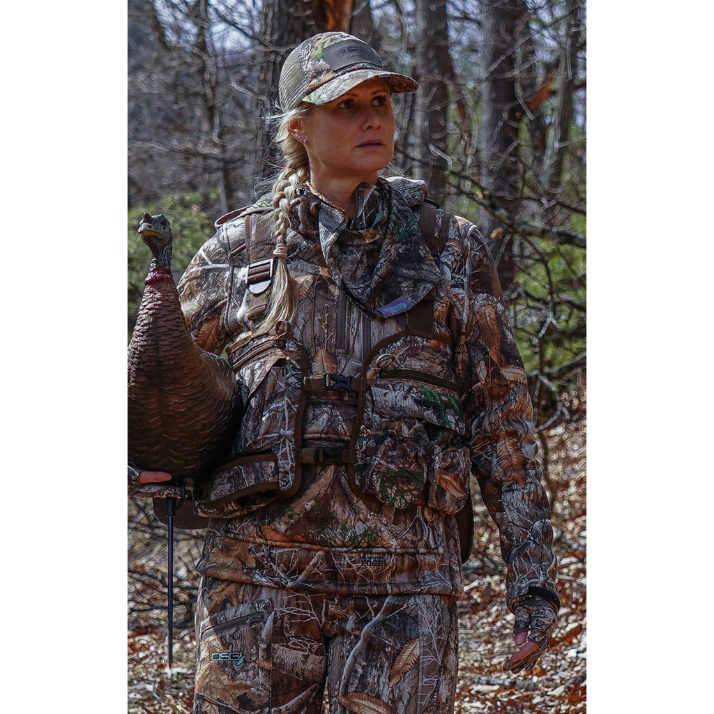 Turkey Hunting Vest Realtree Edge with Padded Seat