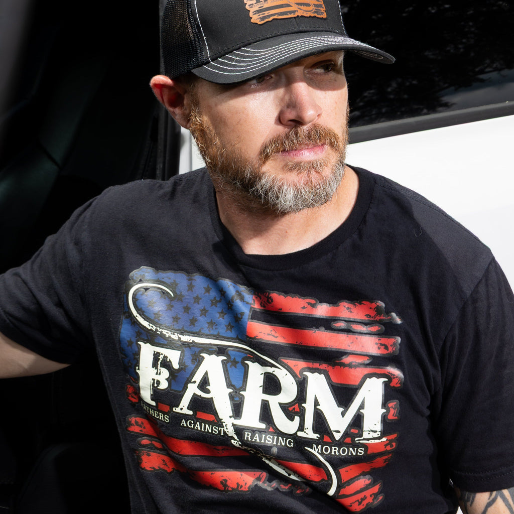 FARM Flag Tee - Black