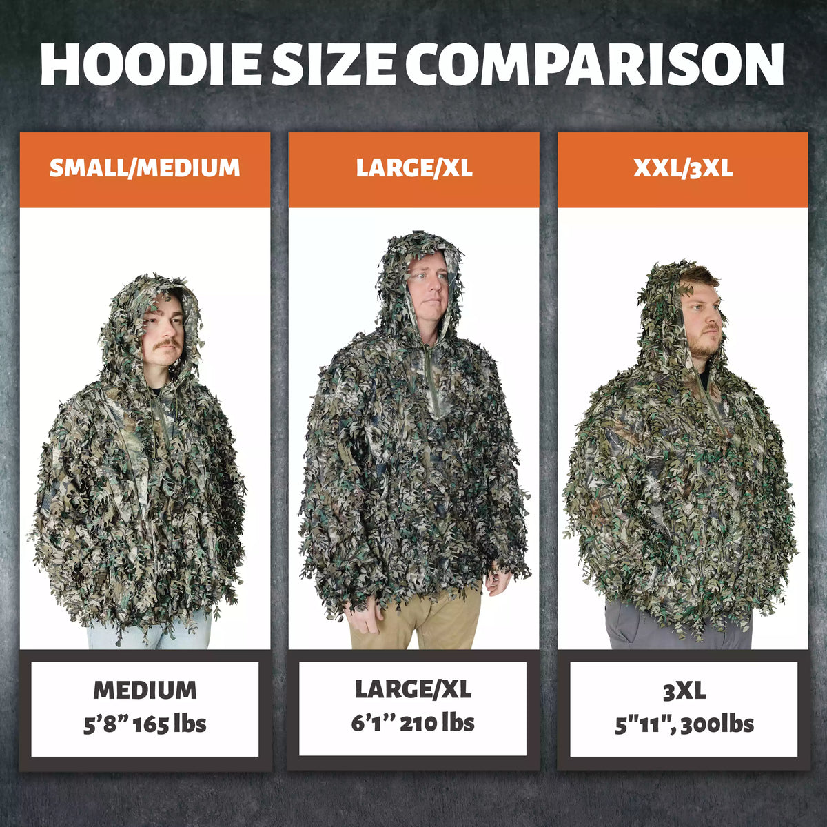 3D Leafy Camo Suits and Hoodies, Mossy Oak Patterns