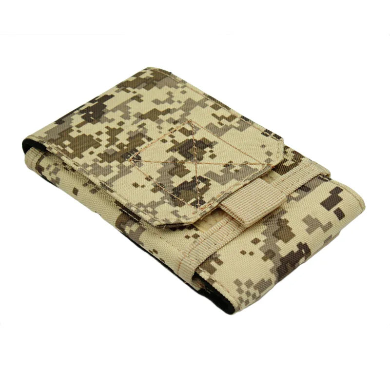 Outdoor Tactile Phone Pouch | MOLLE System Cell Phone Holder
