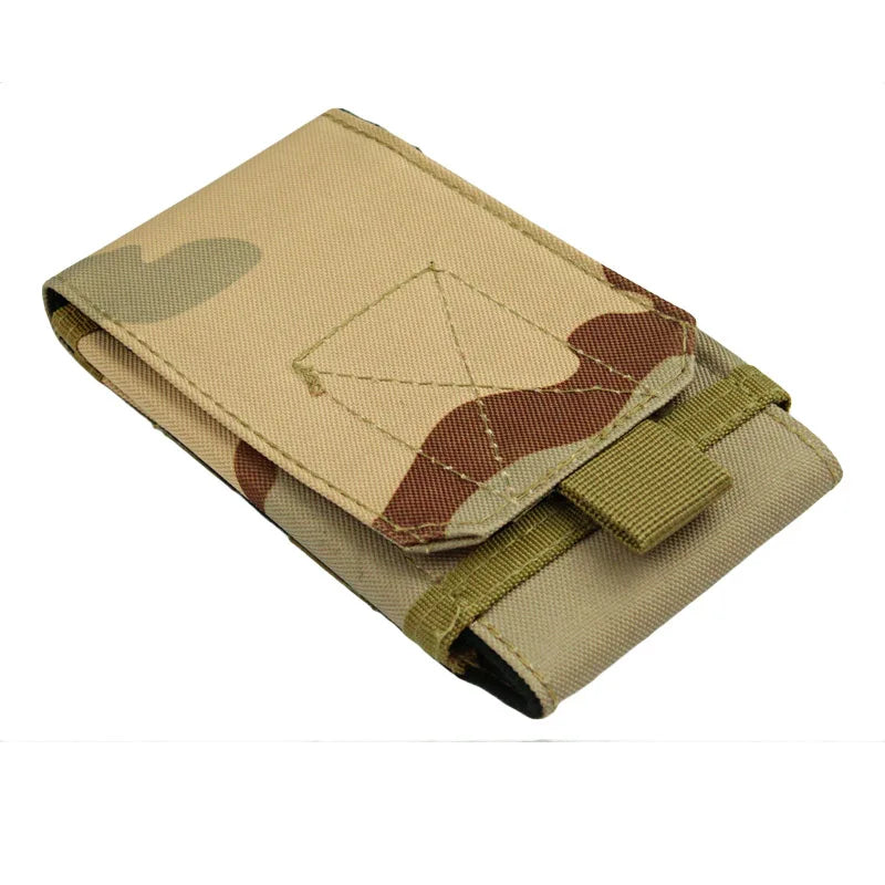 Outdoor Tactile Phone Pouch | MOLLE System Cell Phone Holder