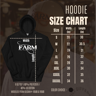 FARM Flag Hoodie - Black
