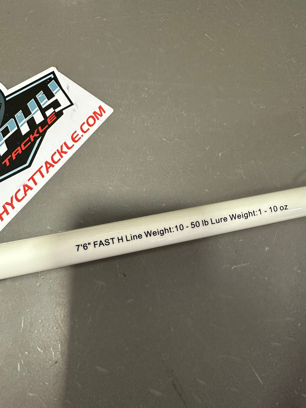 White Lightning 7'6" Casting Catfish Rod | Trophy Cat Tackle