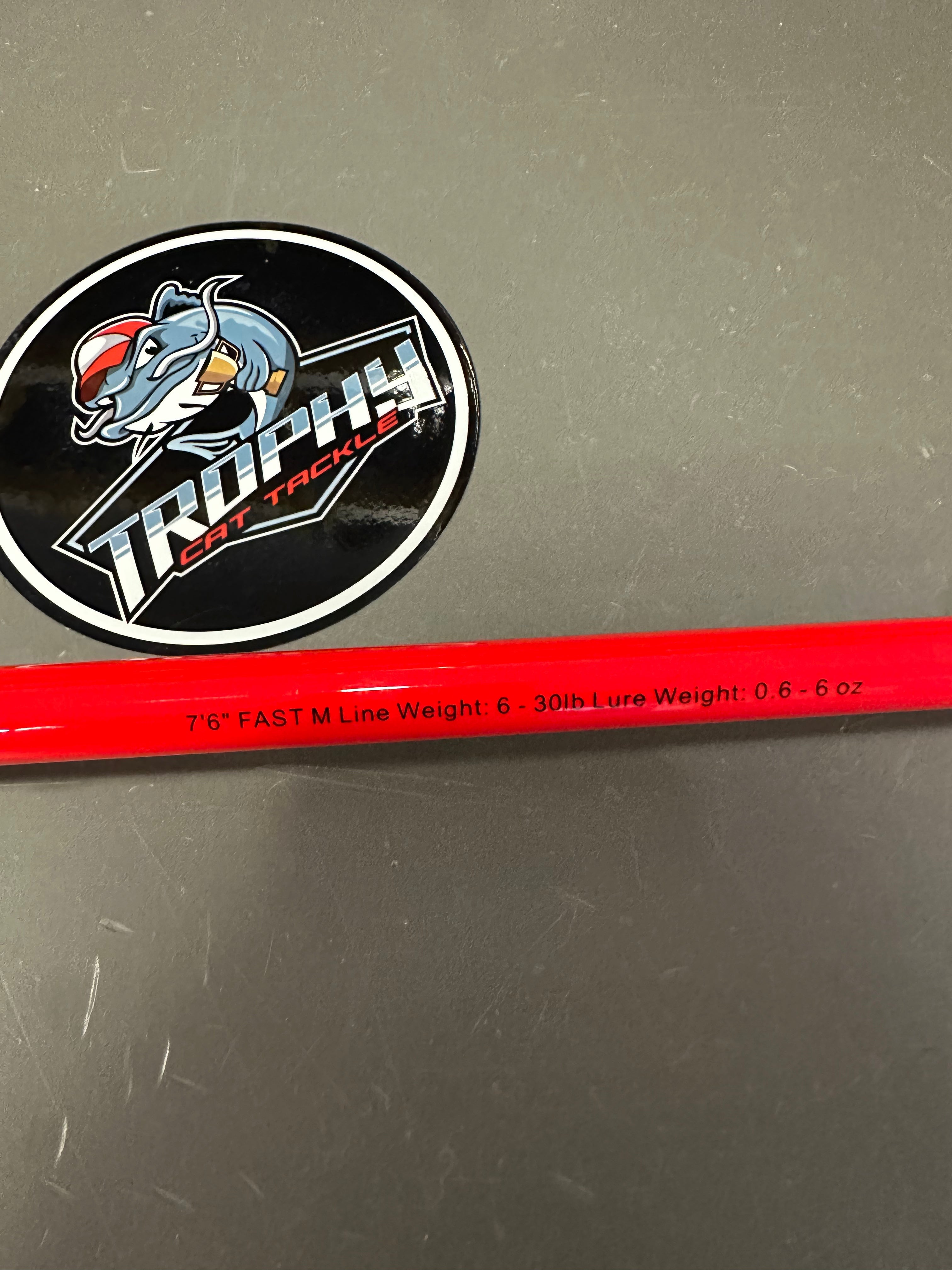 Fire 7'6" Casting Catfish Rod | Trophy Cat Tackle
