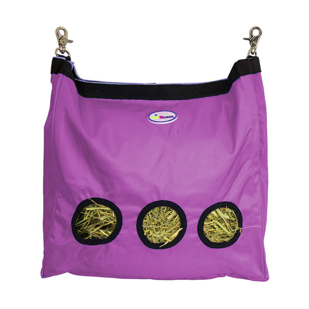 CuteNfuzzy 3-Opening Hay Bag for Rabbits, Guinea Pigs & Chinchillas – Large 15" x 15" x 5"