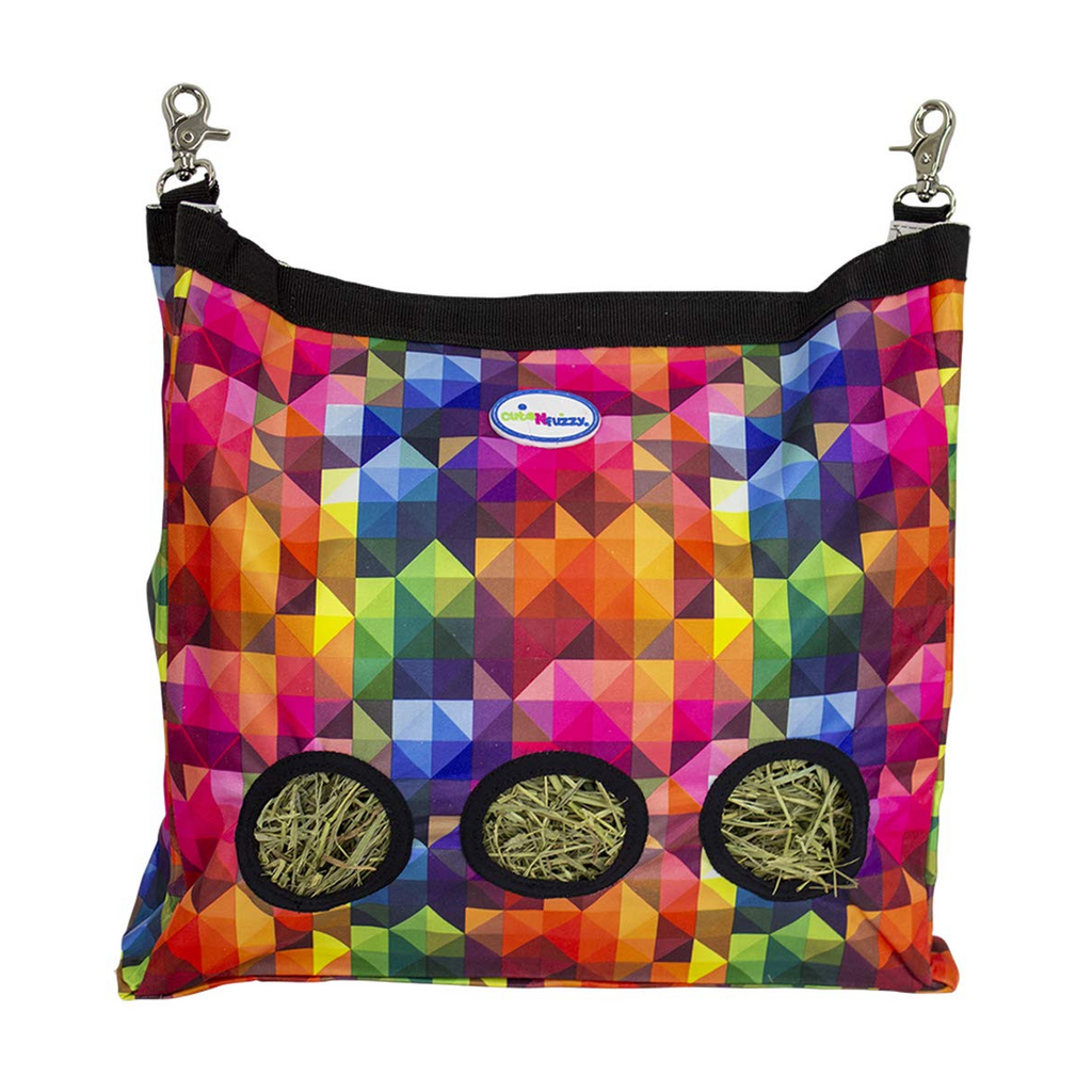 CuteNfuzzy 3-Opening Hay Bag for Rabbits, Guinea Pigs & Chinchillas – Large 15" x 15" x 5"