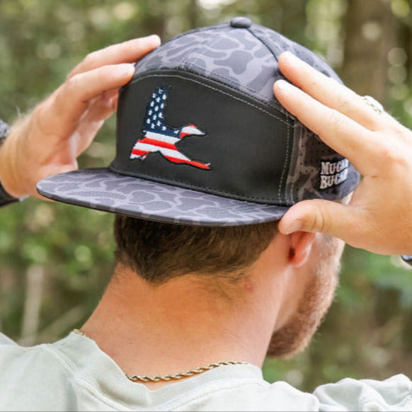 'Merica Duck Blackout Duck Camo Bucket