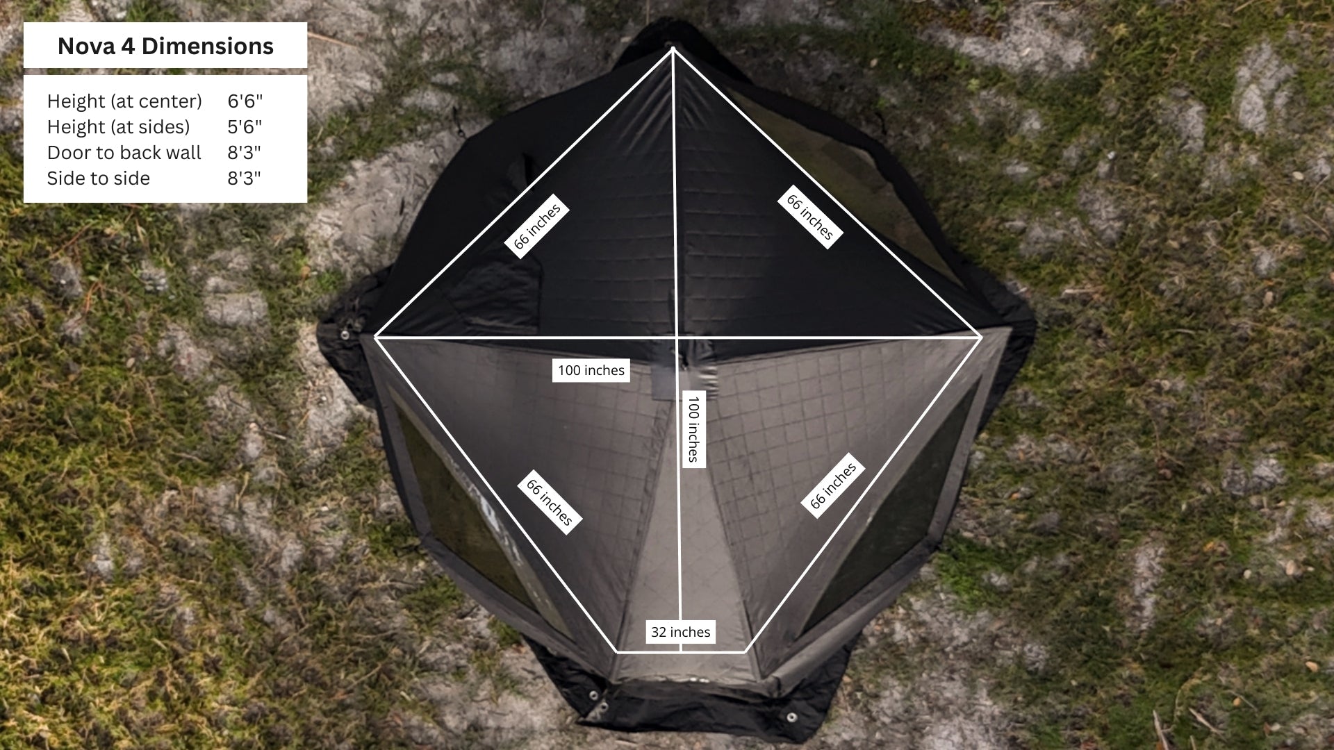Nova 4 Sauna Tent | 4-person portable sauna