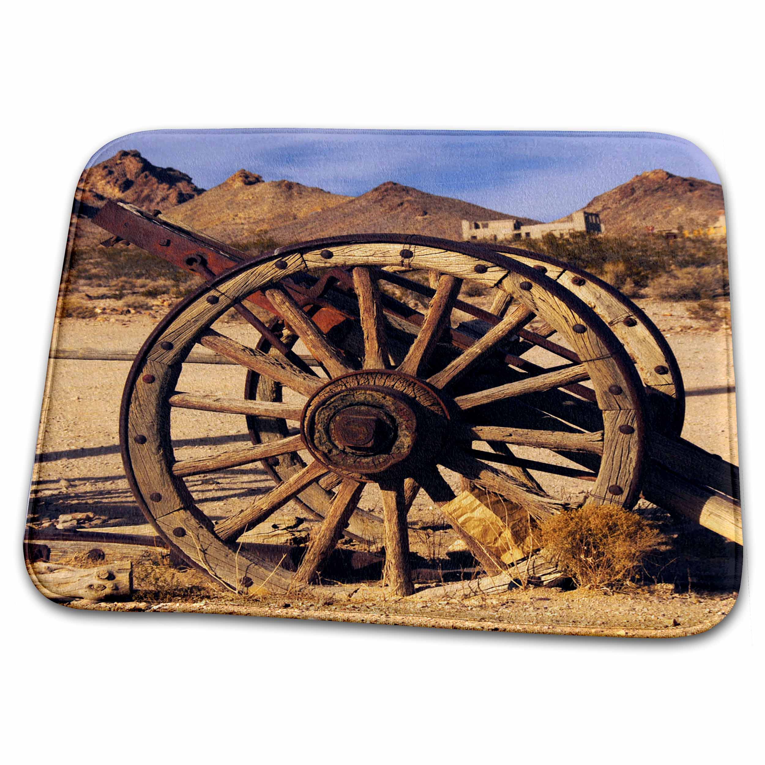 Dish Drying Mat - Old Farm Equipment, Rhyolite, Nevada, USA - US29 MHE0000 - Michel Hersen Farms
