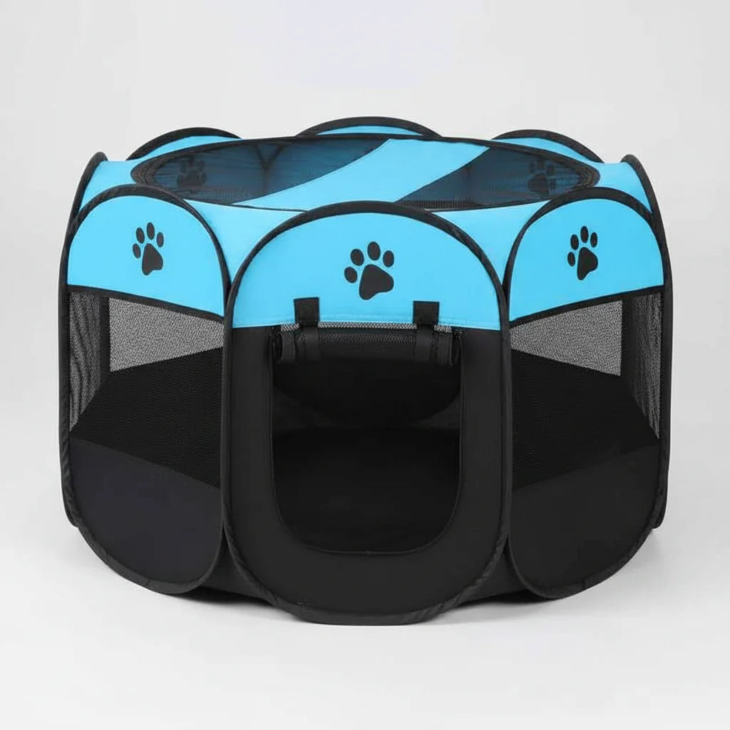 Folding Pet Tent Playpen – Portable Dog and Cat Outdoor Shelter