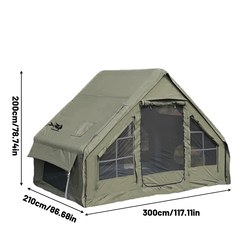 Pakicetus Inflatable Camping Tent Quick Setup Air Frame Shelter