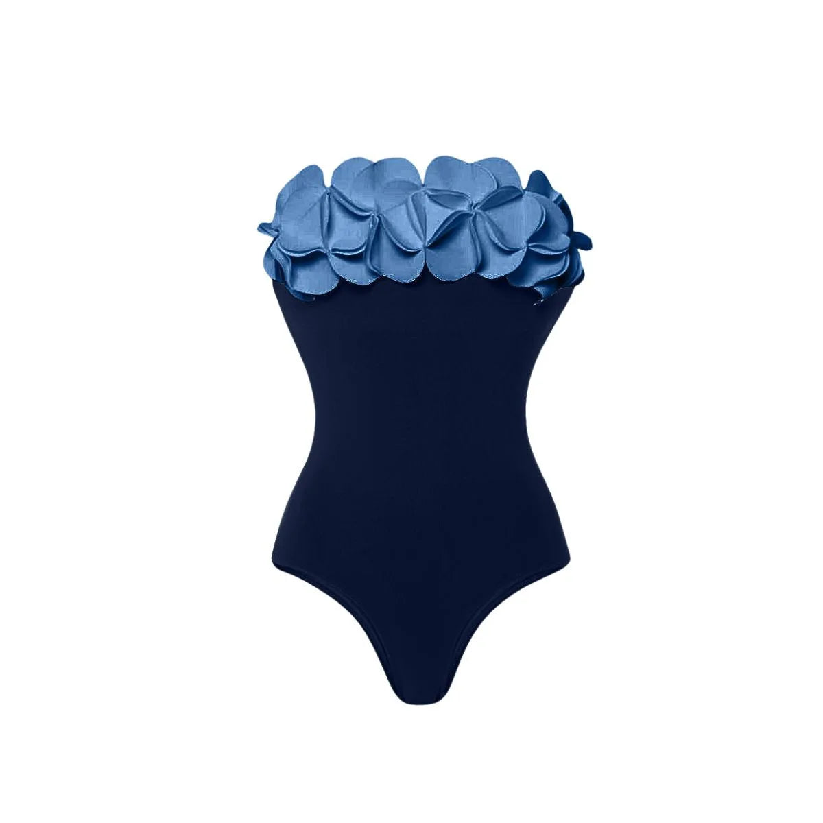 2Pcs Laser Flower Swimsuit Sexy Women Bikini Bandeau Biquini Female Push Up Swimwear Ptachwork Bathing Suits Bodysuit Beachwear