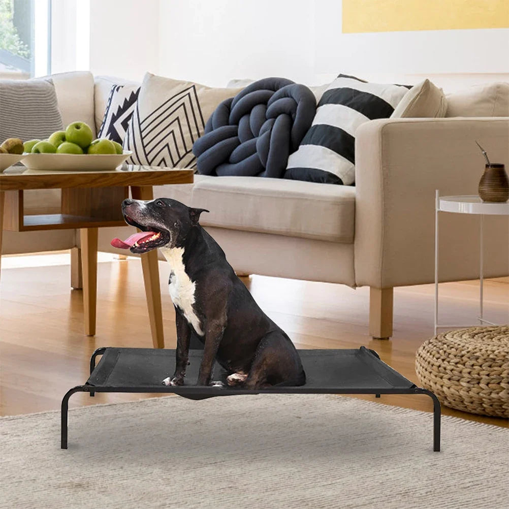 Elevated Dog Bed Cover Replacement Washable Mesh Pet Cot for Indoor Outdoor Use Cool Comfortable Dog Sleeping Bed Accessory