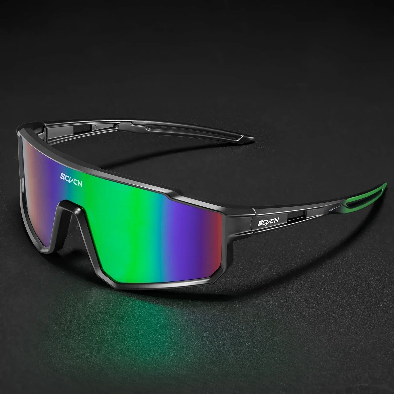 SCVCN Upgraded Outdoor Sports Cycling Glasses Men Women Running Sunglasses UV400 Mountain Camping Fishing Eyewear MTB Goggles
