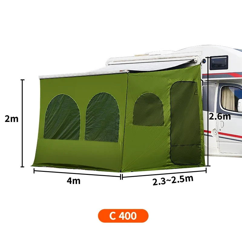 Caravan Awning Tent RV Screen Room Family Room Camper Privacy Room