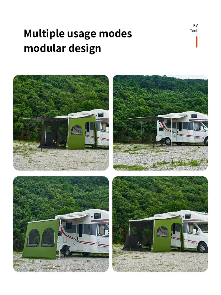 Caravan Awning Tent RV Screen Room Family Room Camper Privacy Room