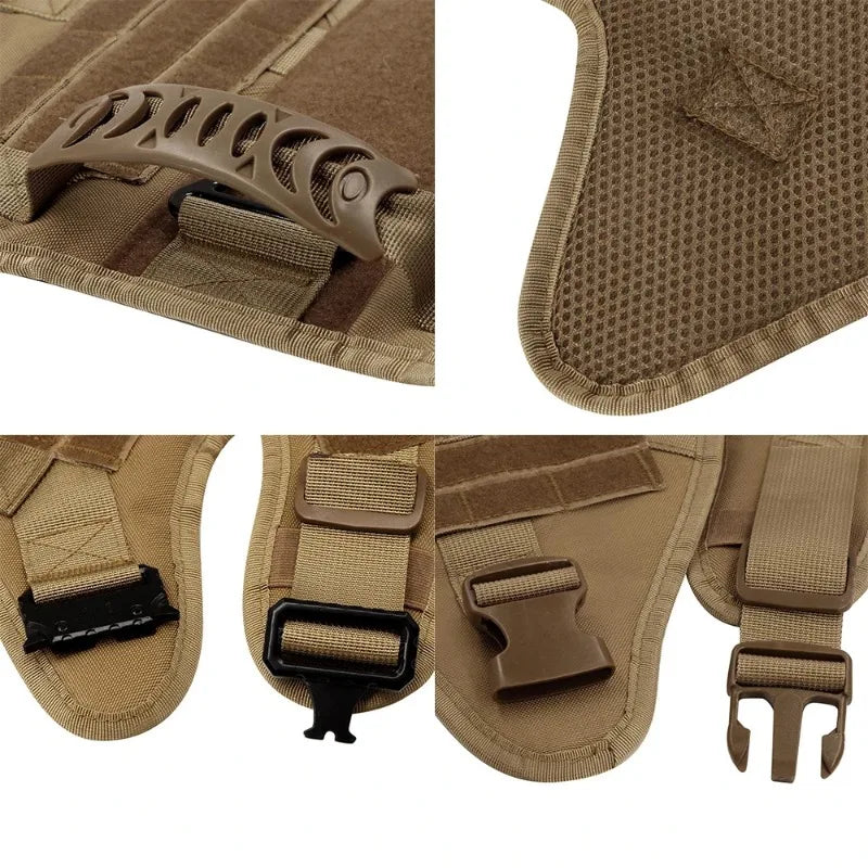 Large Dog Harness Pet German Shepherd Training Vest Tactical Medium Dog Harnesses Hunting For Dogs Accessories