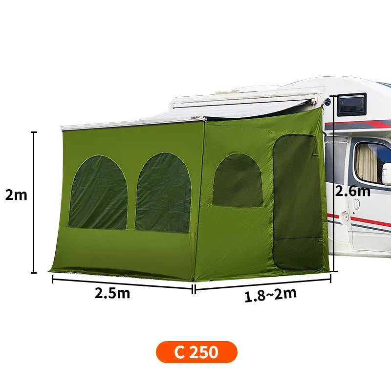 Caravan Awning Tent RV Screen Room Family Room Camper Privacy Room